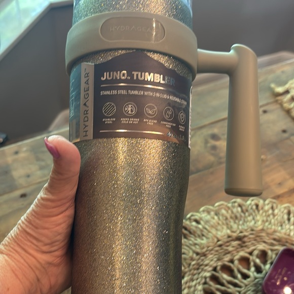 Other - Nwt Hydra gear gold  Juno Tumbler with Handle